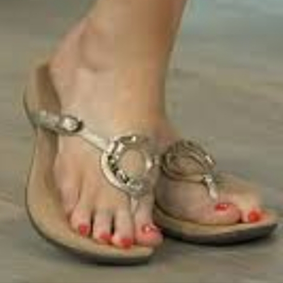 Vionic Women Ricci Thong Sandals Flats shoes slide sz 9 - Picture 1 of 11